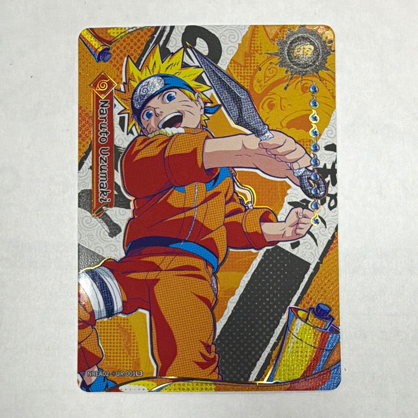 KAYOU Naruto Uzumaki Kayou Naruto UR Hologram Card NREA02-◇UR-001L3