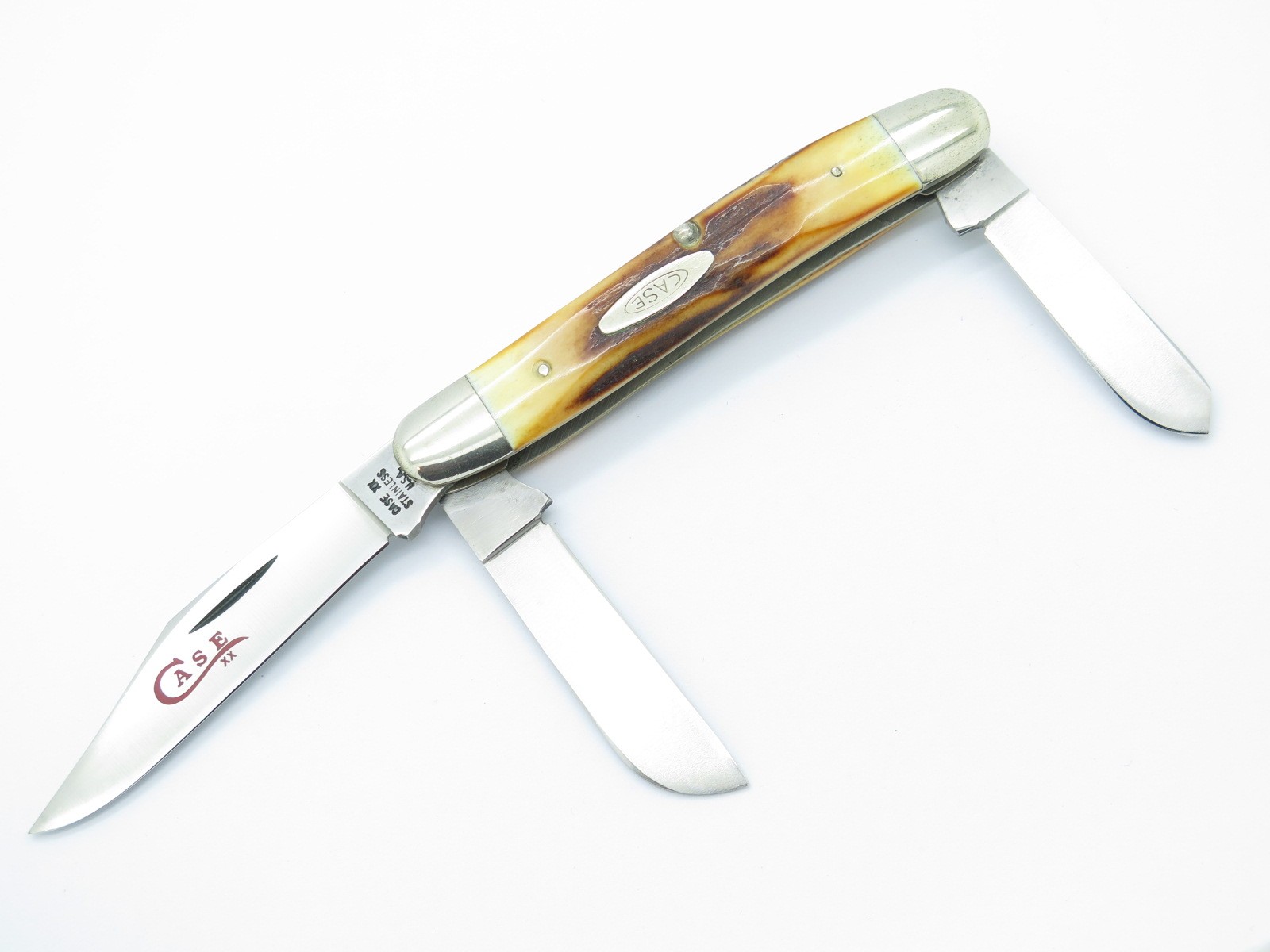 Vintage 1978 Case XX Stockman 5347 Red Letter Stag Handle Folding Pocket Knife Vintage 1978 Case XX Stockman 5347 Red Letter Stag Handle Folding Pocket Knife