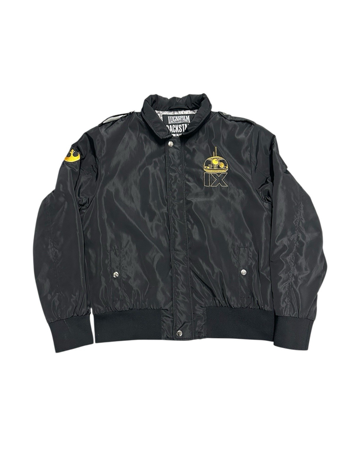 LucasFilm Backstage Star Wars IX Black Puffy Men's Small D23 2019 Expo LucasFilm Backstage Star Wars IX Black Puffy Men's Small D23 2019 Expo