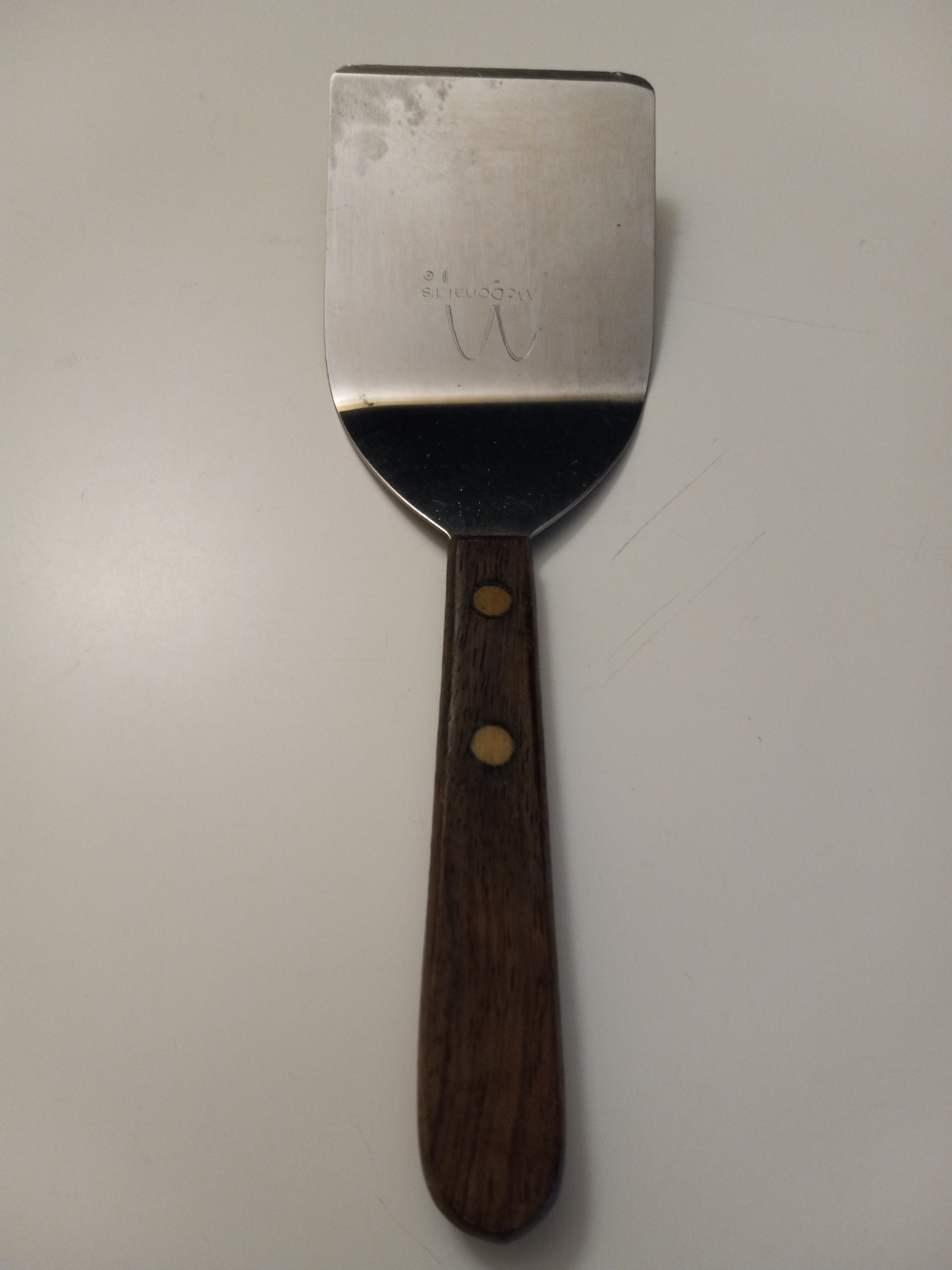 1979 Kalamazoo MCDONALD'S Mini Wooden Spatula Michigan 1979 Kalamazoo MCDONALD'S Mini Wooden Spatula Michigan