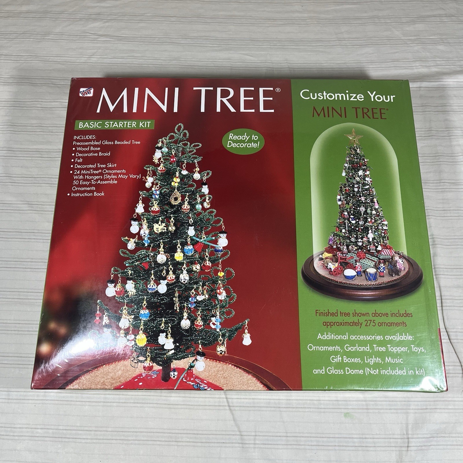 VTG Westrim Glass Beaded Mini Christmas Tree Preassembled Basic Starter Kit NEW VTG Westrim Glass Beaded Mini Christmas Tree Preassembled Basic Starter Kit NEW