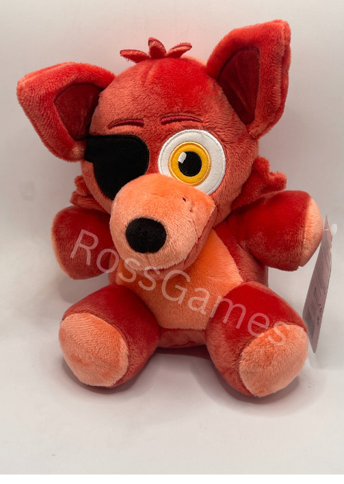 Jazwares Five Nights At Freddys FNAF Foxy 8" Plush GITD Glow in the Dark Eyes Jazwares Five Nights At Freddys FNAF Foxy 8" Plush GITD Glow in the Dark Eyes