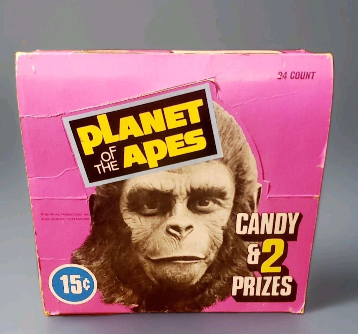 1974 "PLANET OF THE APES" Roddy McDowall Orig PHOENIX CANDY STORE DISPLAY BOX