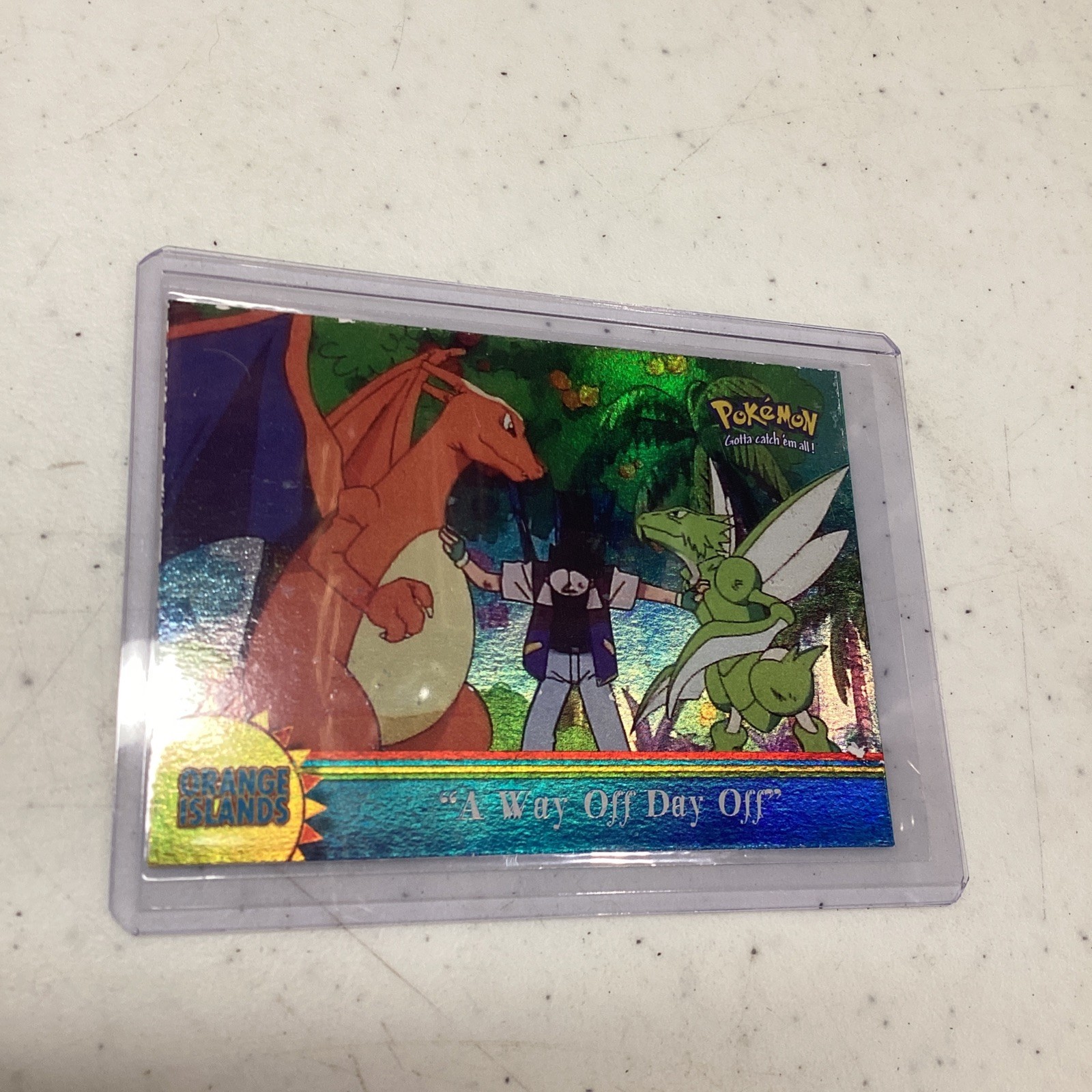 2000 Topps Pokemon Rainbow Foil Series 3 Orange Islands #OR15 A Way Off Day Off 2000 Topps Pokemon Rainbow Foil Series 3 Orange Islands #OR15 A Way Off Day Off