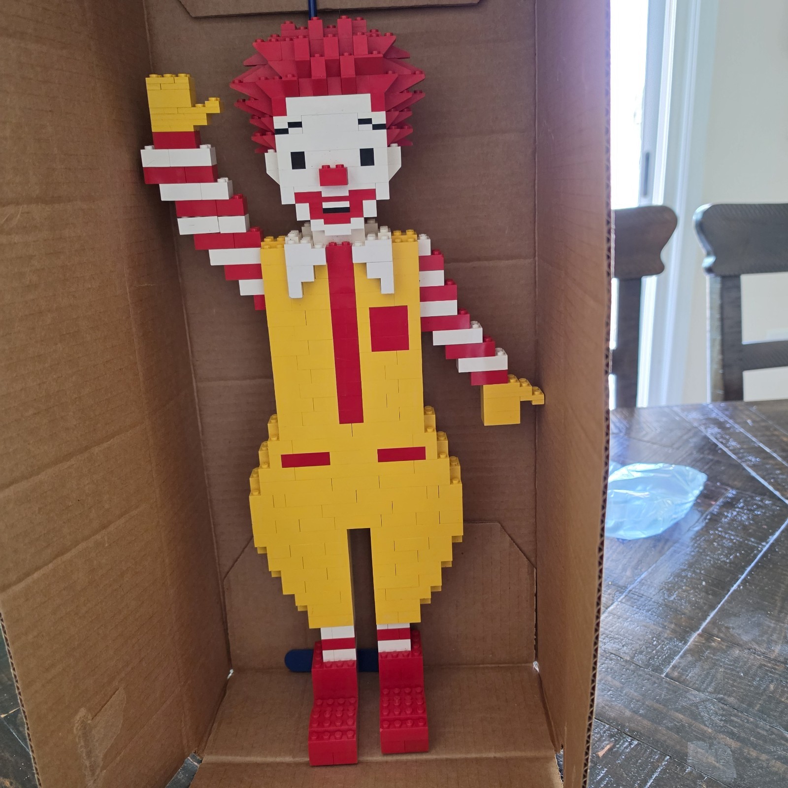 Vintage Ronald McDonald Happy Meal Lego 1980's Store Promo Complete 18" high Vintage Ronald McDonald Happy Meal Lego 1980's Store Promo Complete 18" high
