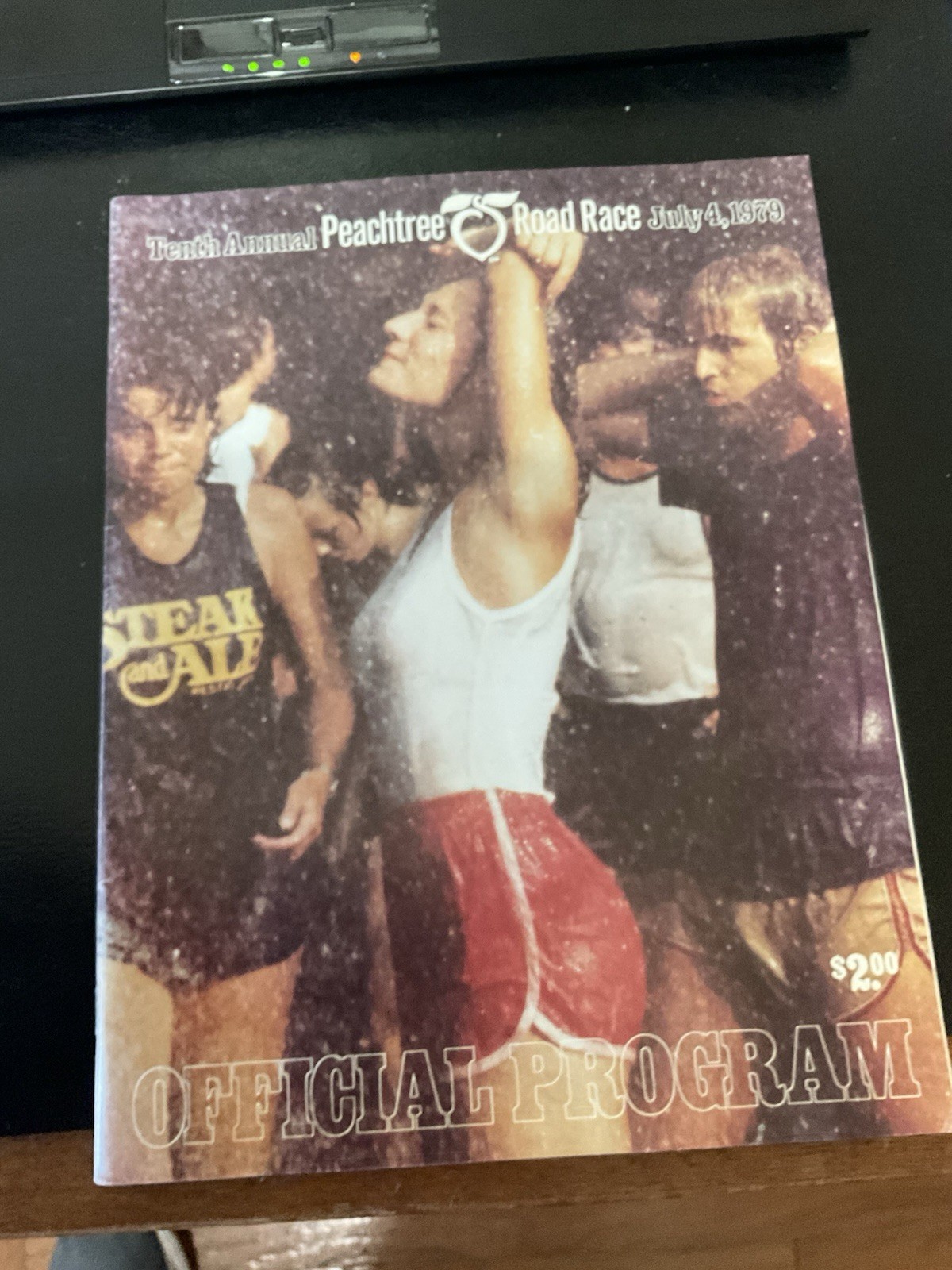 PEACHTREE ROAD RACE_JULY 4 1979-OFFICIALPROGRAM/COURSE MAP/ATLANTA CONSTITUTION