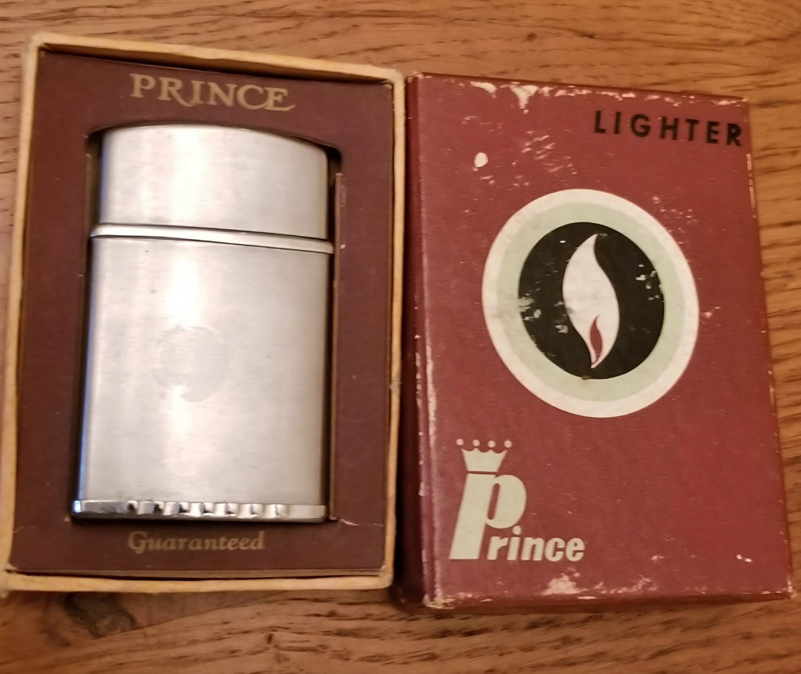 Rare Vintage 1950s PRINCE " VESTAL " PT. 16693 23673 CIGARETTE Lighter with BOX