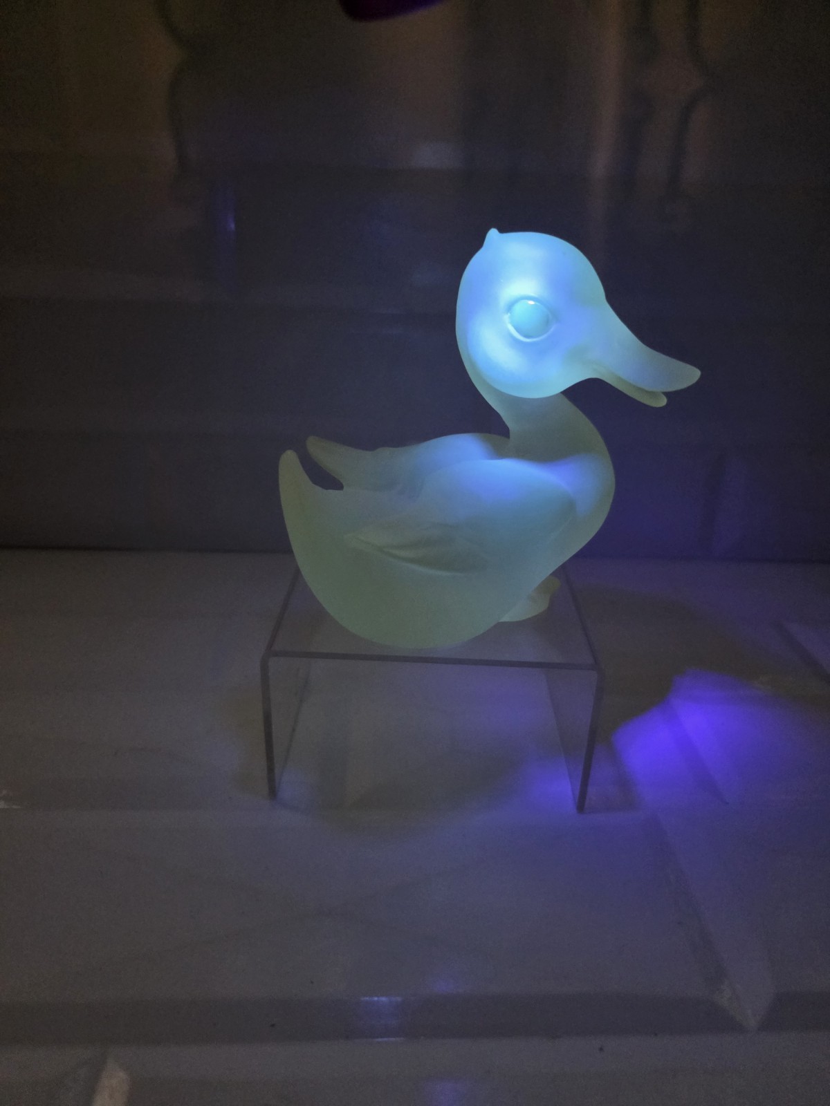 Rare Vintage Signed Anthony Freeman McFarlin Acrylic Duck (Glows) Mold Model Rare Vintage Signed Anthony Freeman McFarlin Acrylic Duck (Glows) Mold Model