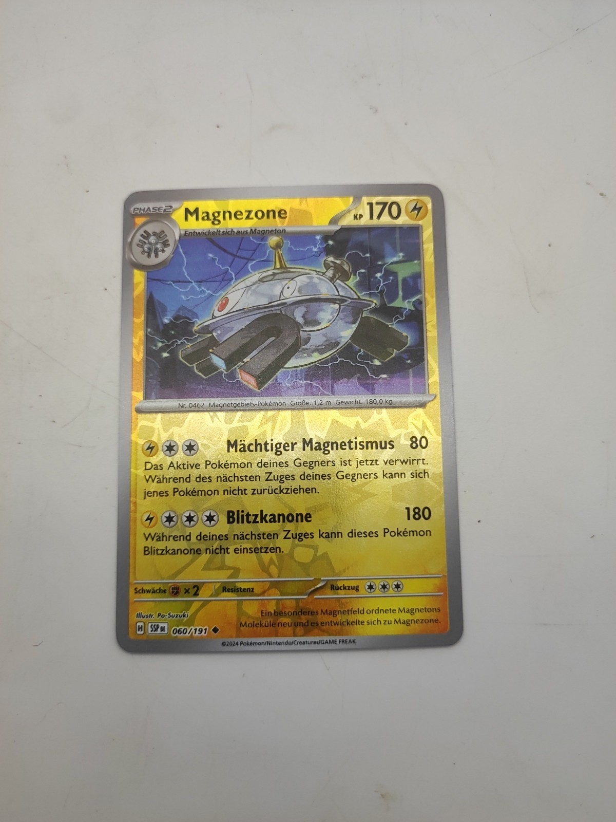 Pokemon Card Magnezone 060/191 SSP Holo