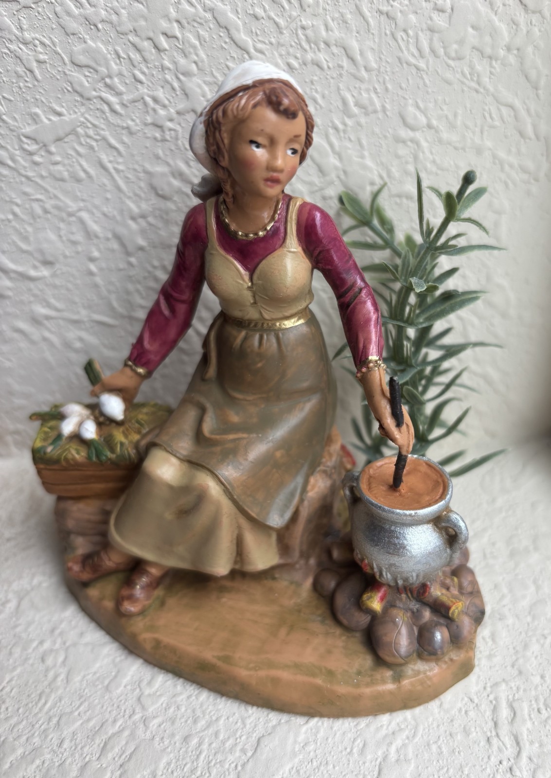 FONTANINI " CASSANDRA " 5 INCH NATIVITY ITALY NEW RARE PIECE