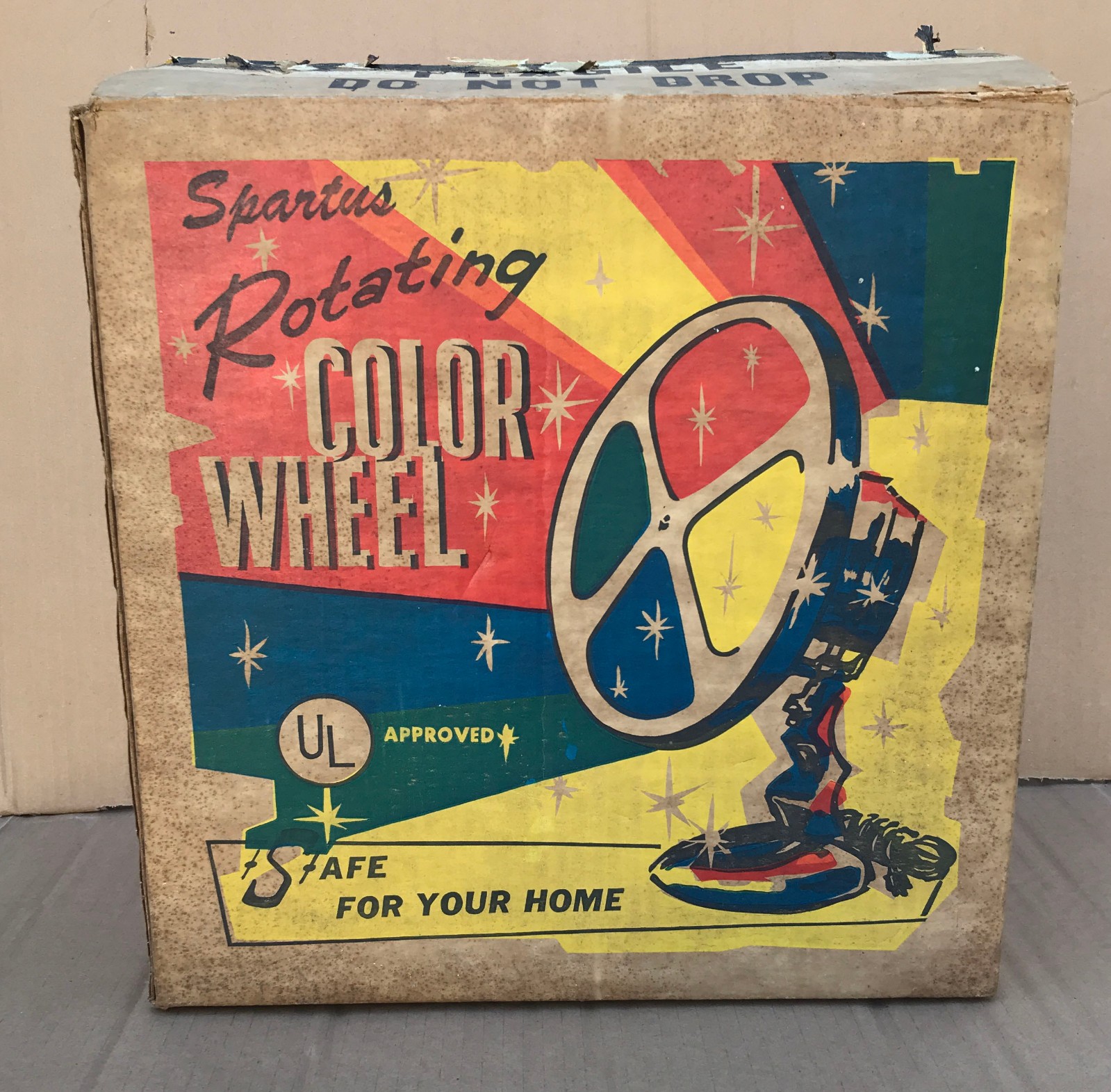 SPARTUS ROTATING COLOR WHEEL -VINTAGE- NON-WORKING- PARTS/REPAIR