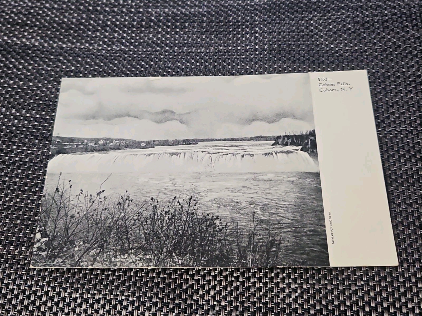 Vintage Cohoes Falls Cohoes NY Black & White Photo 1905 Souvenir Postcard 2820 Vintage Cohoes Falls Cohoes NY Black & White Photo 1905 Souvenir Postcard 2820
