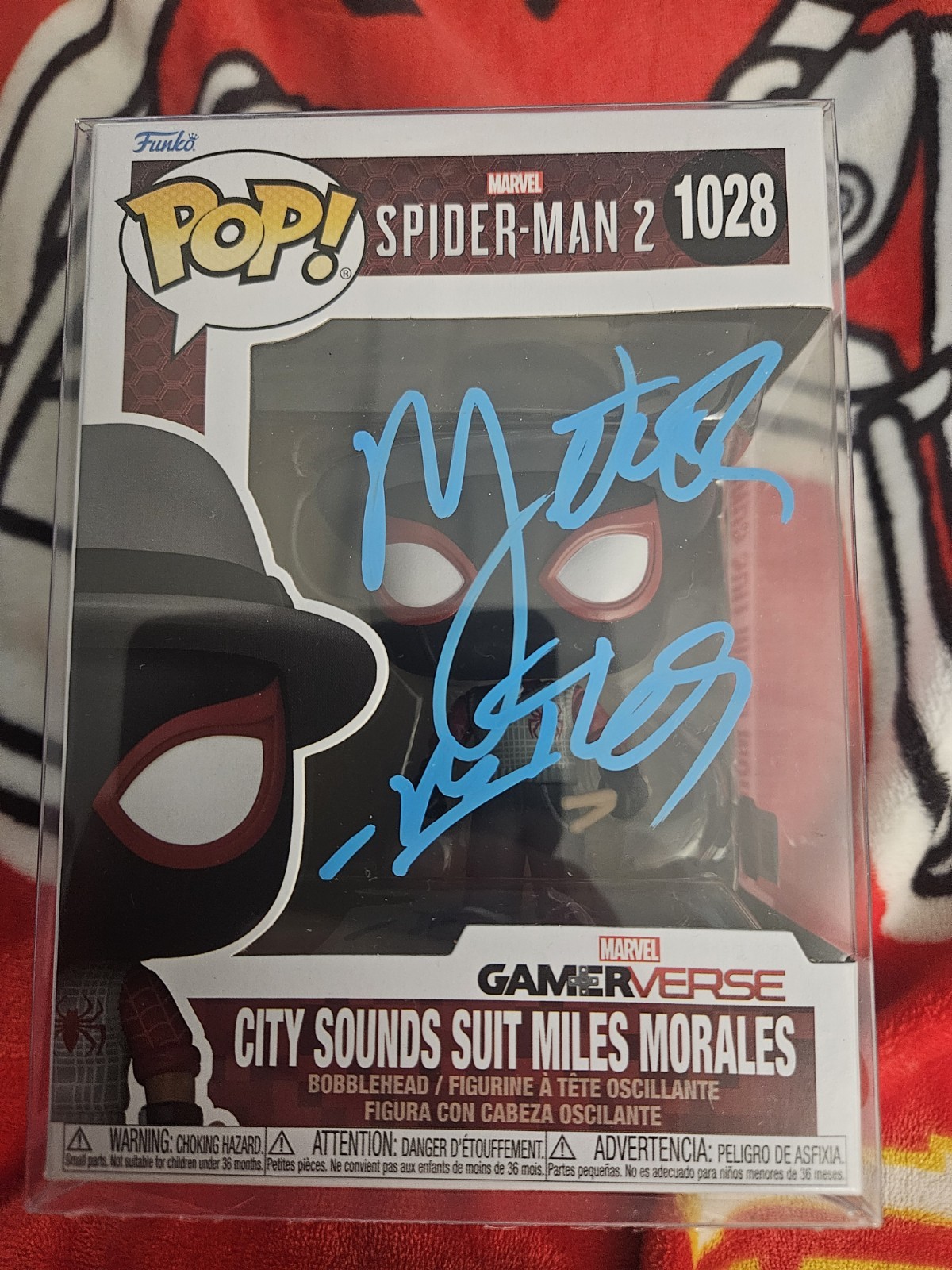 Miles Morales Autographed Funko Nadji Jeter