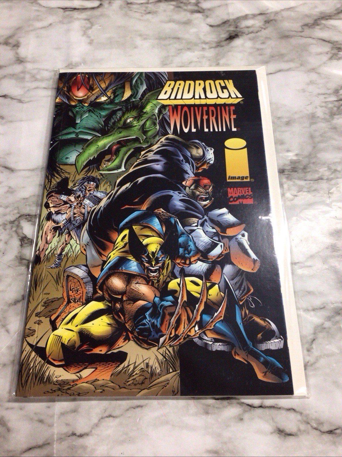 Badrock/ Wolverine #1A, Prestige Format, Image Marvel, NM-, 1996 Unread Badrock/ Wolverine #1A, Prestige Format, Image Marvel, NM-, 1996 Unread