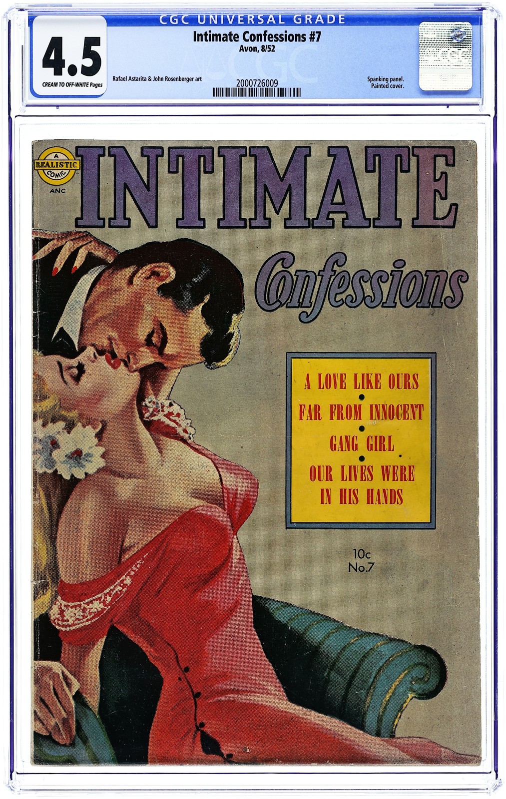 Intimate Confessions #7 CGC 4.5 1952 2000726009 Intimate Confessions #7 CGC 4.5 1952 2000726009