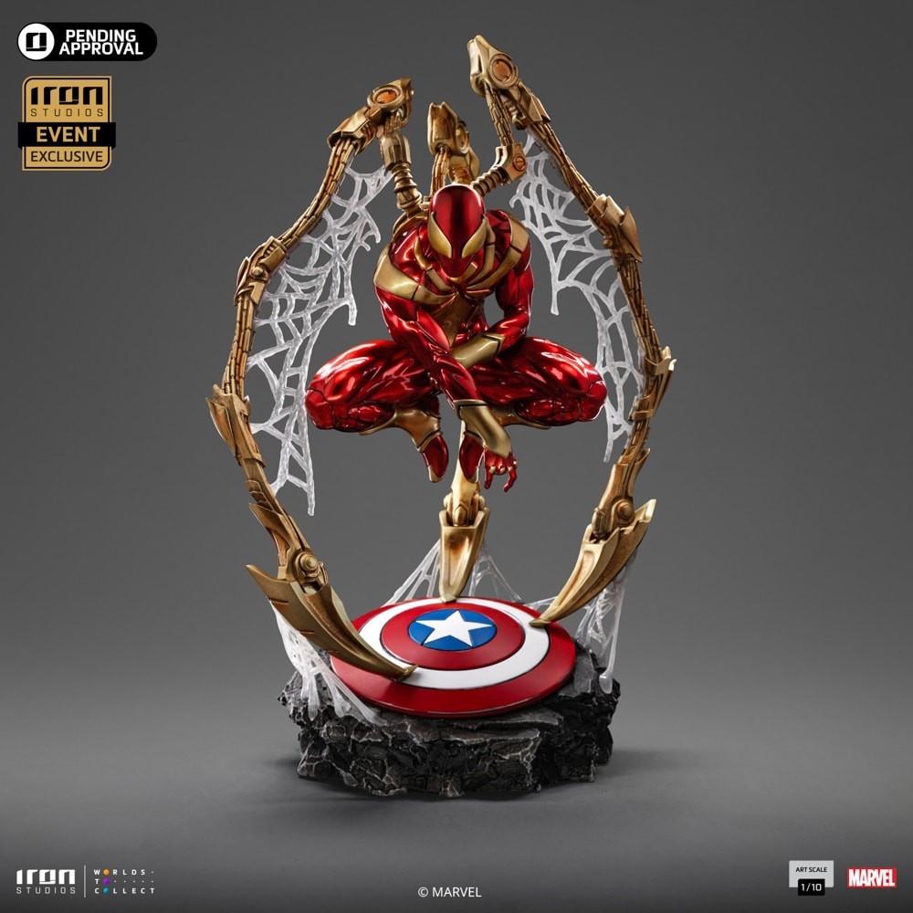Iron Studios Event Exculsive Iron Spiderman 1/10 Scale Statue Iron Studios Event Exculsive Iron Spiderman 1/10 Scale Statue
