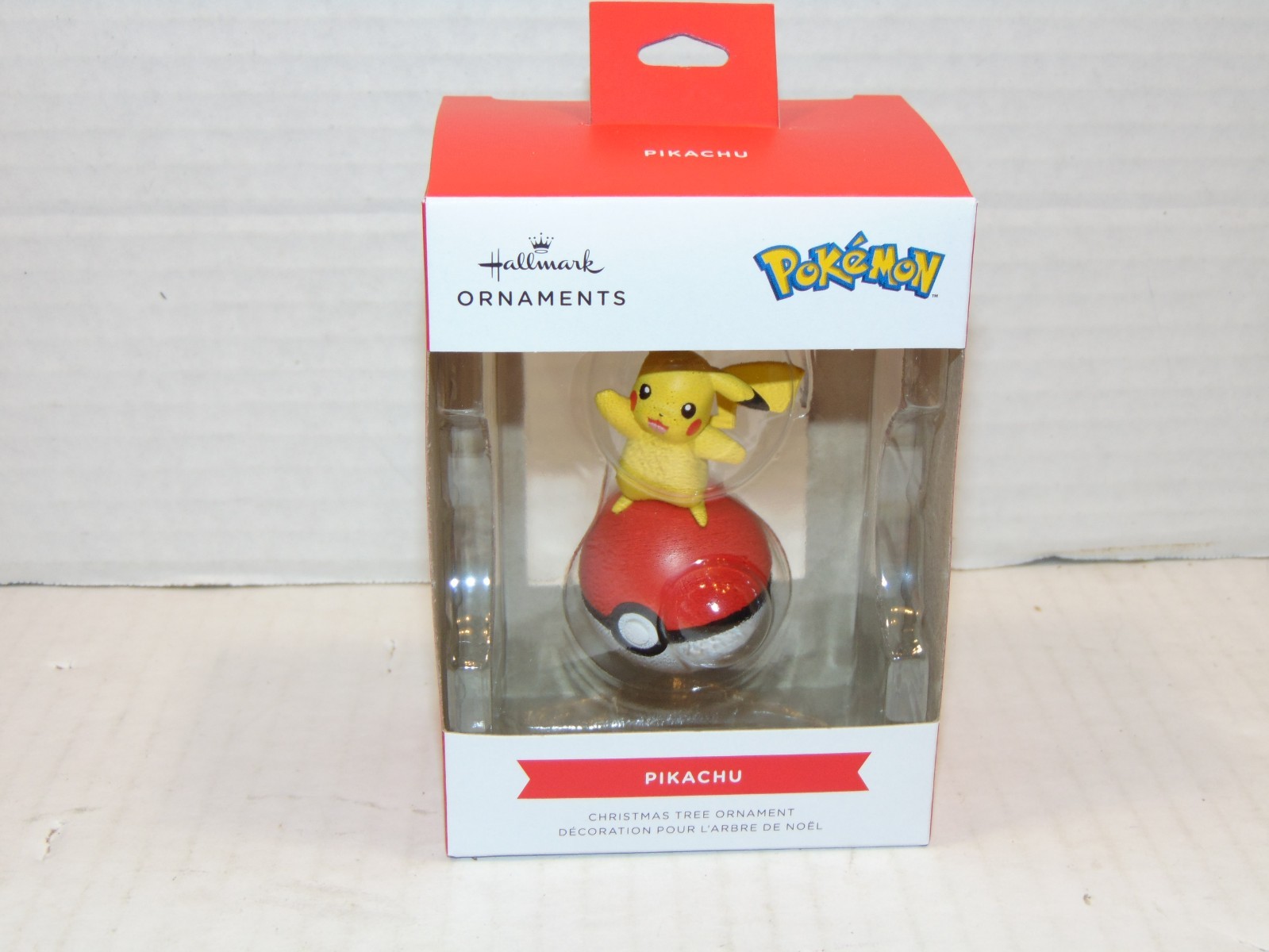 Hallmark Pokémon Pikachu on Pokeball Christmas Ornament, New In Box Hallmark Pokémon Pikachu on Pokeball Christmas Ornament, New In Box