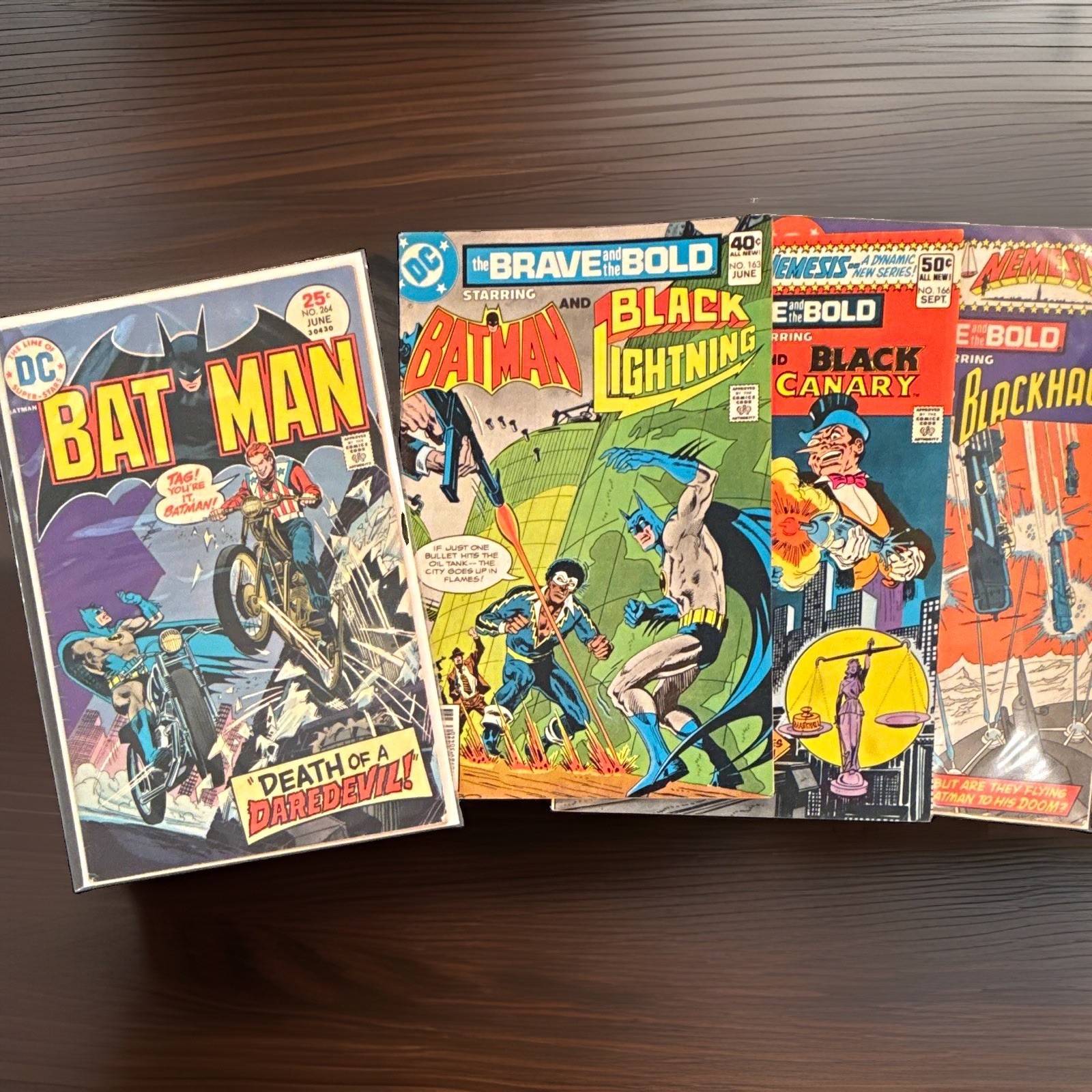 DC Comics Batman #264 + The Brave and the Bold Lot of 3 Comics #163, 166, 167 DC Comics Batman #264 + The Brave and the Bold Lot of 3 Comics #163, 166, 167