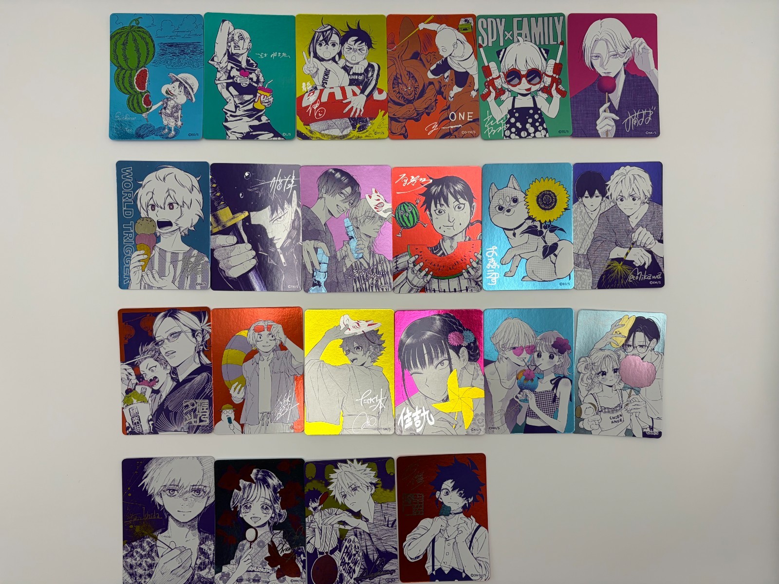 Natsucomi 2026 Shueisha Metakira Metallic Card Lot All 22 Designs One Piece LP Natsucomi 2026 Shueisha Metakira Metallic Card Lot All 22 Designs One Piece LP