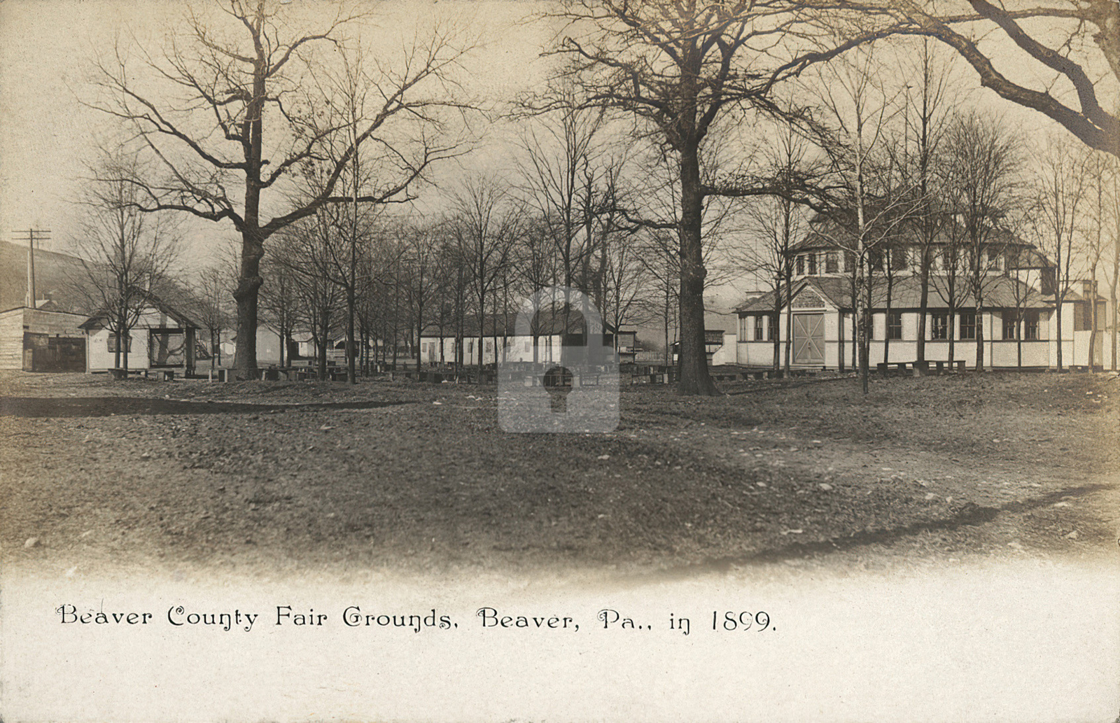 County fair grounds, Beaver, PA Pennsylvania 1899 RPPC Photo Postcard Copy County fair grounds, Beaver, PA Pennsylvania 1899 RPPC Photo Postcard Copy