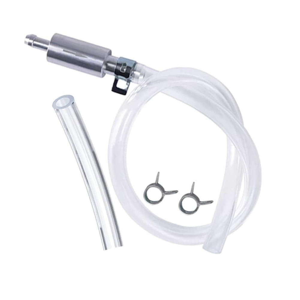 Universal One Way Brake Bleeder Kit Check Valve with Clear Hose & Clamps Universal One Way Brake Bleeder Kit Check Valve with Clear Hose & Clamps