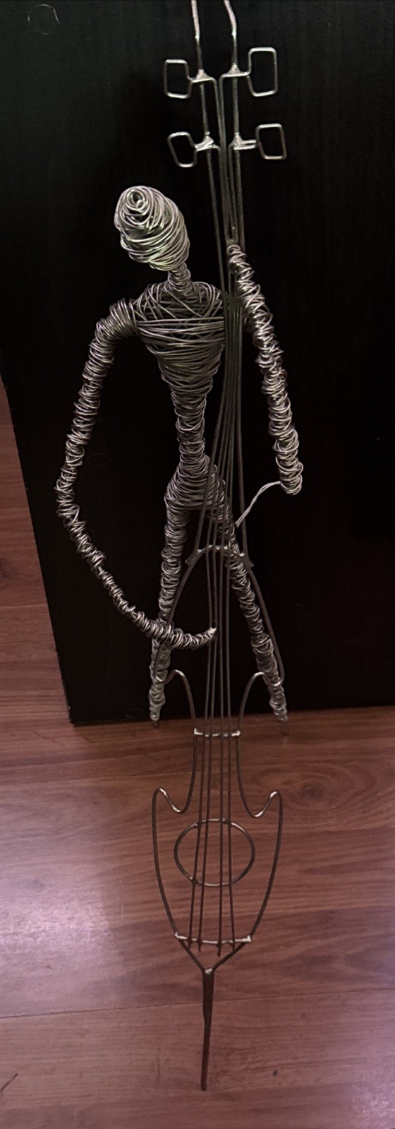 Vintage Mid-century Modern Brutalist Wire Sculpture Musician Band Member Vintage Mid-century Modern Brutalist Wire Sculpture Musician Band Member