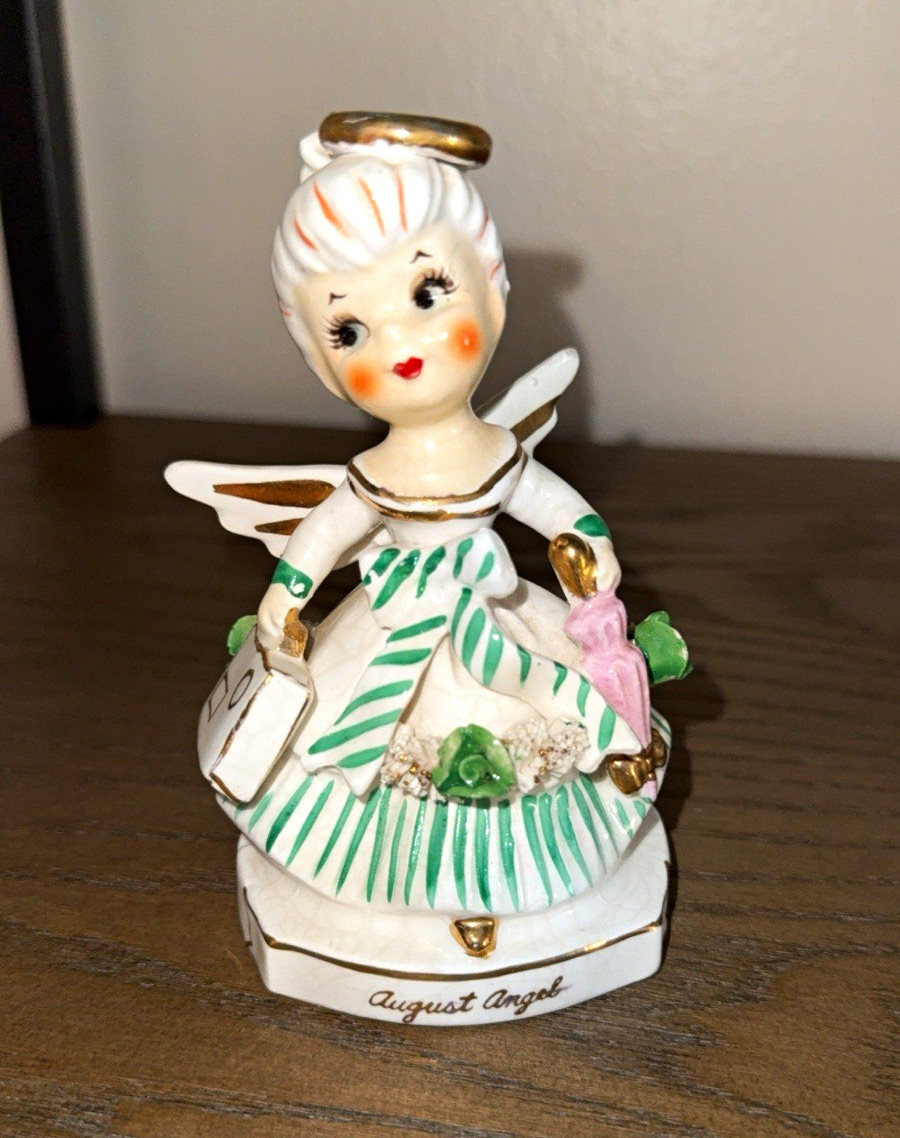 Vintage RARE TMJ August Angel Figurine Made in Japan