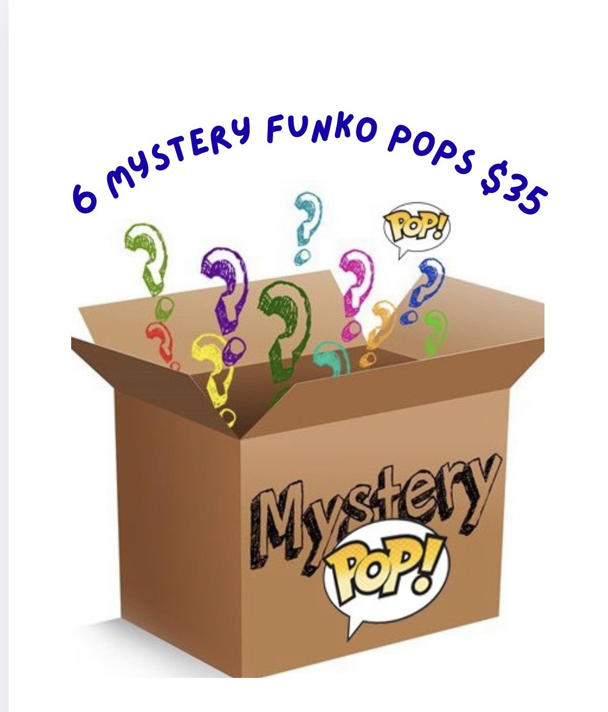 Funko POP Mystery Figures - 6 Pack Funko POP Mystery Figures - 6 Pack