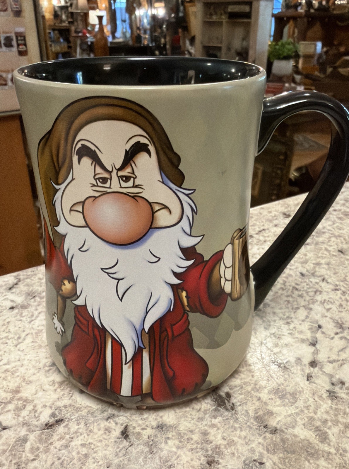 Disney  Grumpy I Hate Mornings Coffee Mug Snow White 7 Dwarfs Pre-owned
