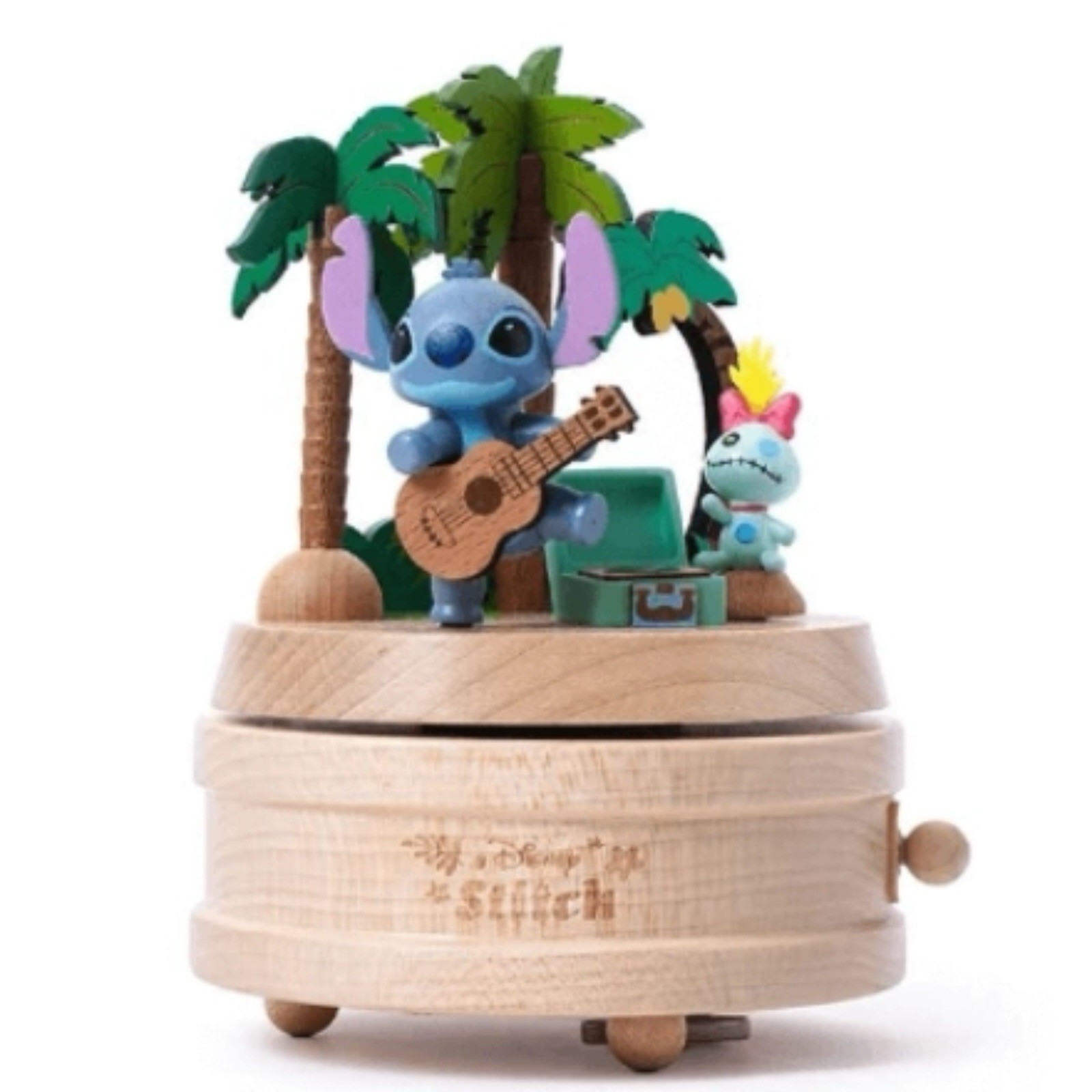 Wooderful Life Disney Stitch Multi Rotate Music Box New Sealed Imported Wooderful Life Disney Stitch Multi Rotate Music Box New Sealed Imported