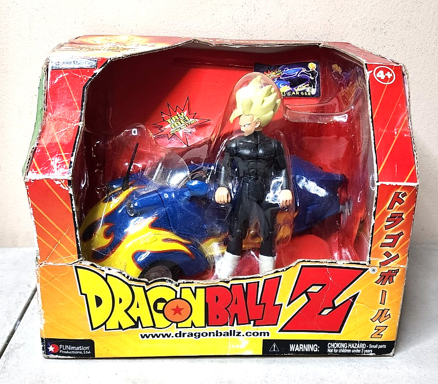 FUNimation Jakks Pacific Dragonball Z 668 3-Wheel Car SS Son Gohan Figure Set FUNimation Jakks Pacific Dragonball Z 668 3-Wheel Car SS Son Gohan Figure Set