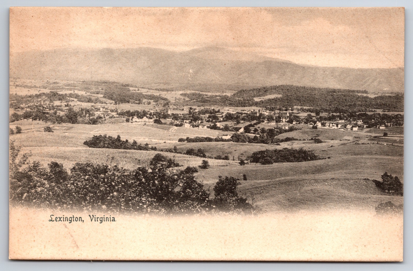Birdseye View of Lexington Virginia VA Rotograph Co. c1905 Postcard Birdseye View of Lexington Virginia VA Rotograph Co. c1905 Postcard