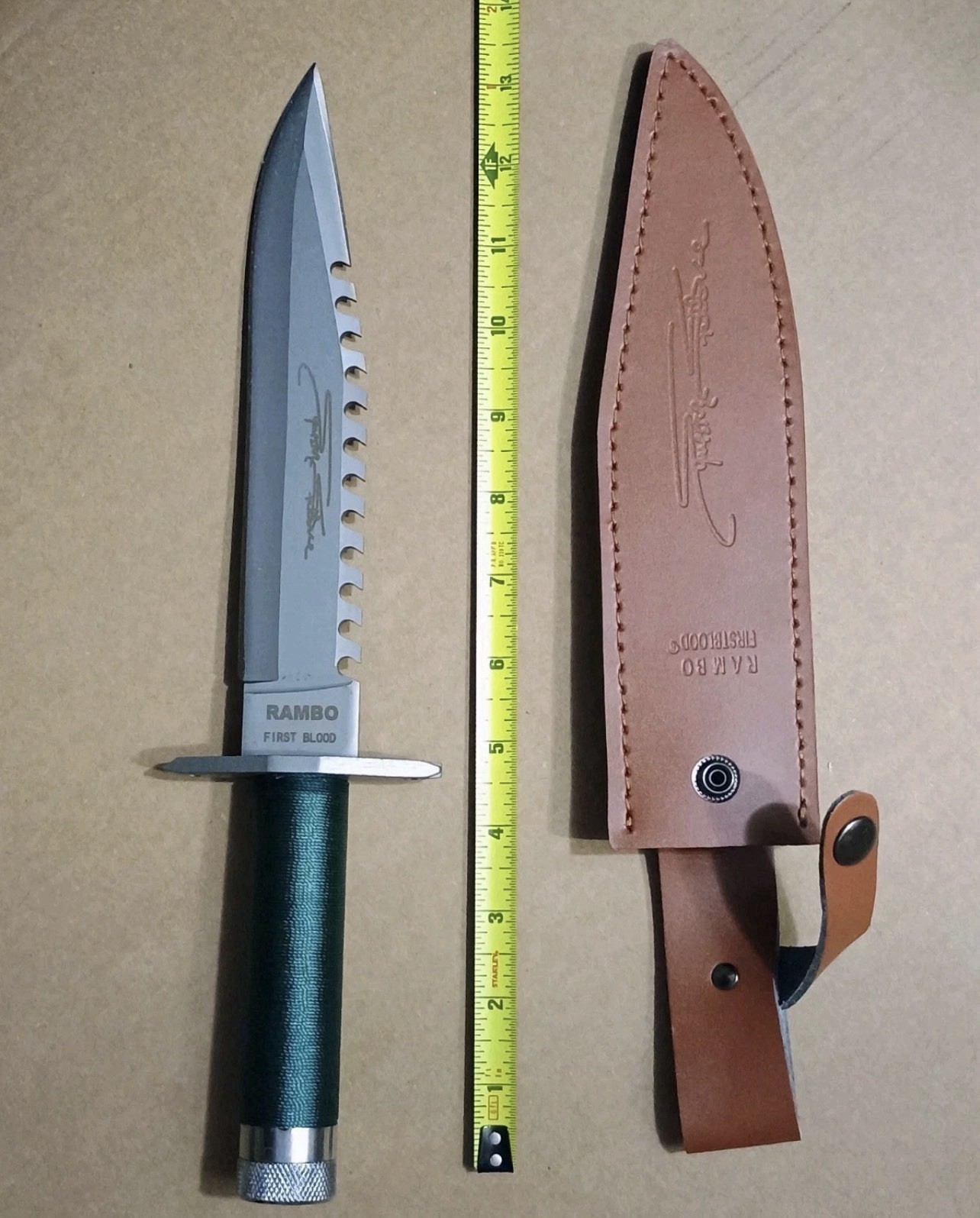 Rambo First Blood Signature Series Knife John Rambo Combat Survival Knife 