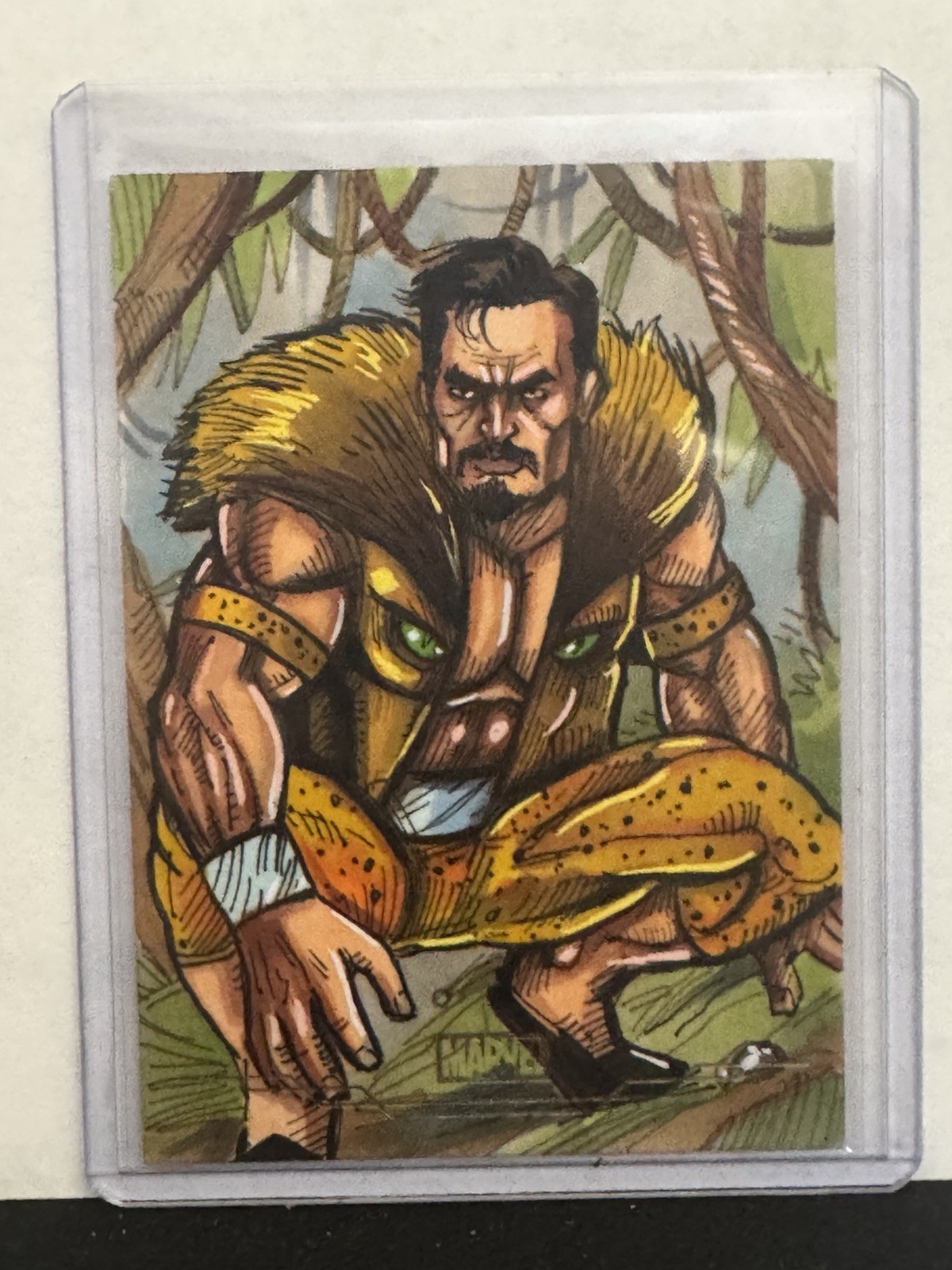 2026 Topps Chrome Marvel Kraven Gold Foil 1/1 Sketch Michael Mastermaker Auto 2026 Topps Chrome Marvel Kraven Gold Foil 1/1 Sketch Michael Mastermaker Auto