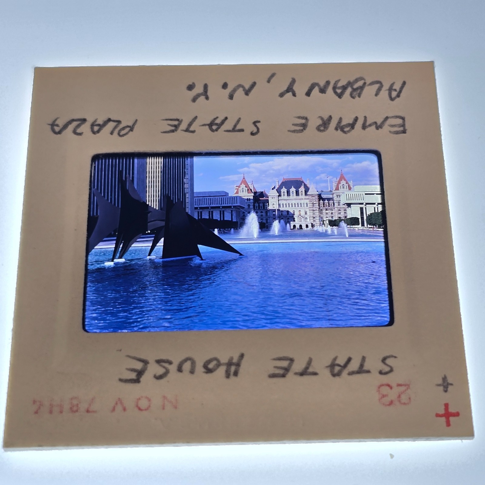 Vintage 1978 Albany NY Empire State Plaza Alexander Calder Sculpture 35mm Slide Vintage 1978 Albany NY Empire State Plaza Alexander Calder Sculpture 35mm Slide