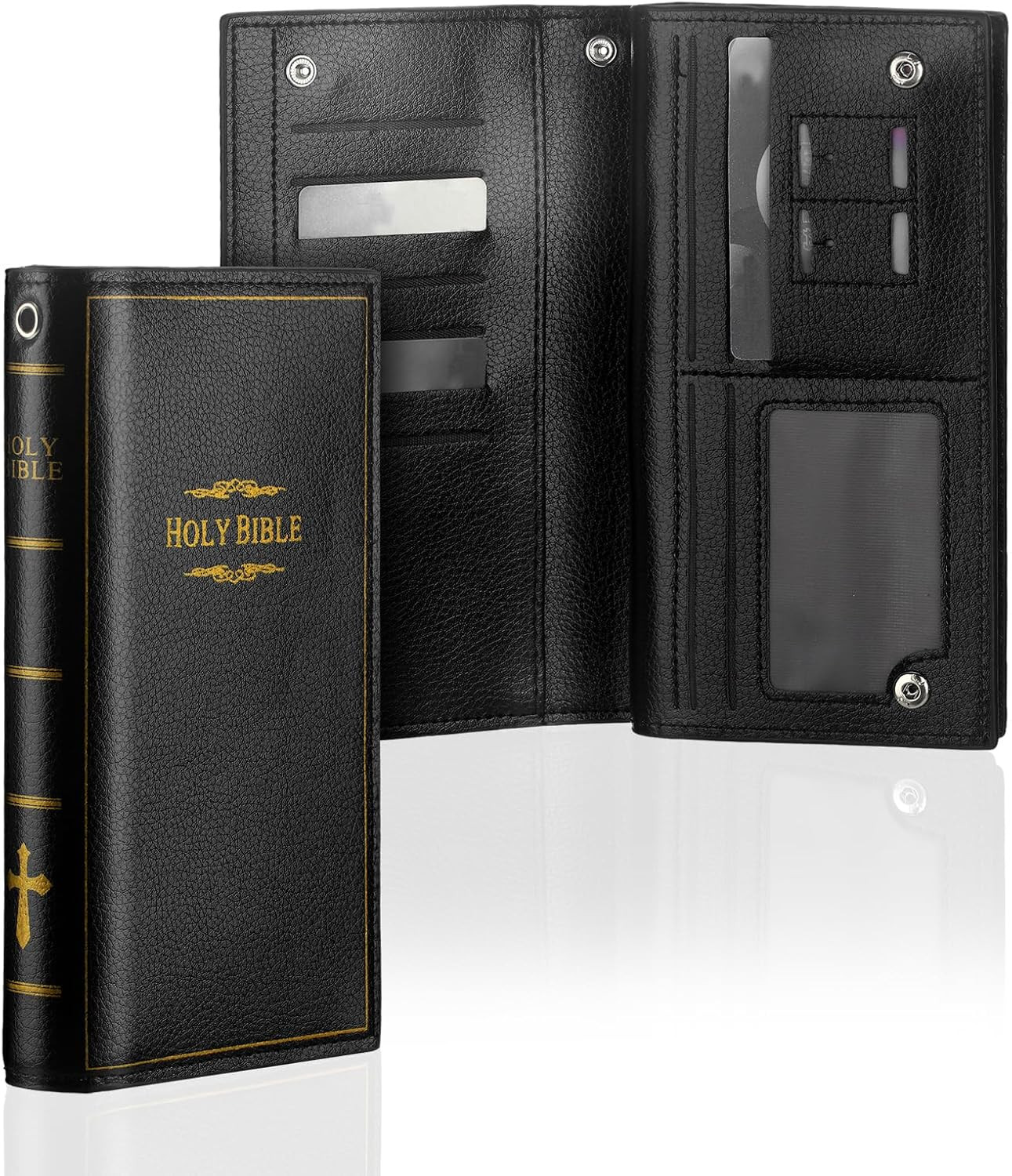 Christian Wallet with Holy Bible Design - Perfect Gift for Pastors Christian Wallet with Holy Bible Design - Perfect Gift for Pastors