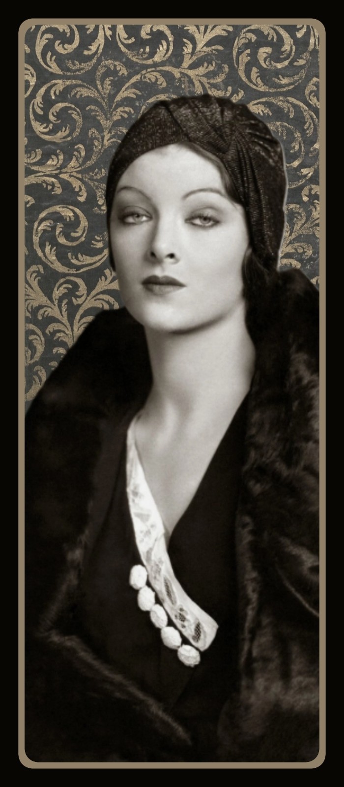 MYRNA LOY - Classic Hollywood Beauty - Photo Bookmark - 2.5 x 6 in MYRNA LOY - Classic Hollywood Beauty - Photo Bookmark - 2.5 x 6 in