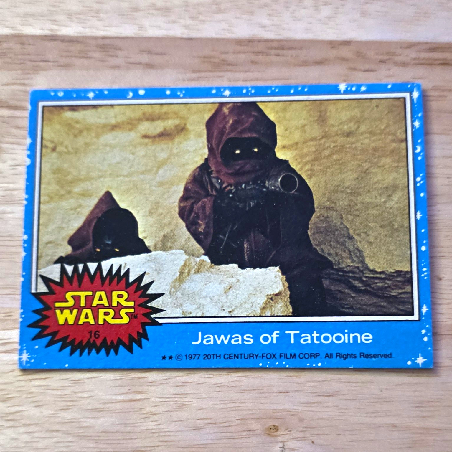 Topps Star Wars Jawas of Tatooine Jawa Non-Sport Trading Card 1977 #16 Topps Star Wars Jawas of Tatooine Jawa Non-Sport Trading Card 1977 #16