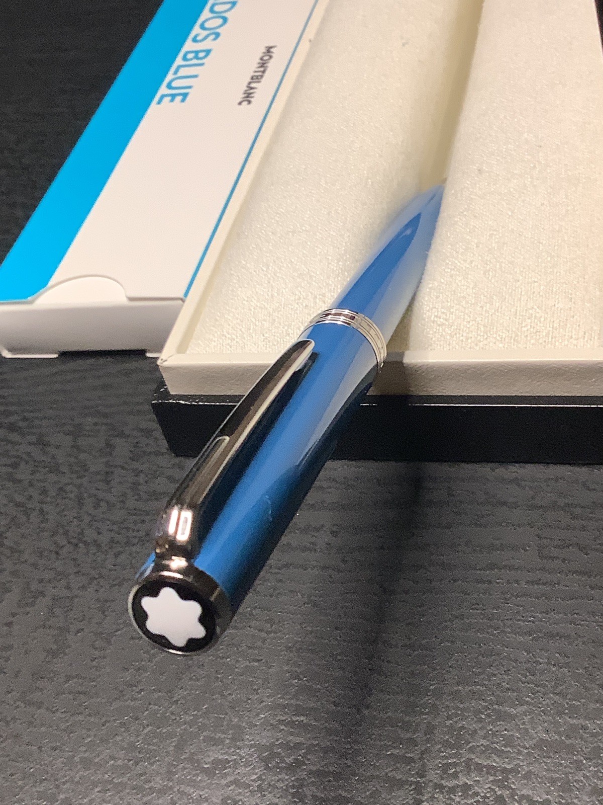 MONTBLANC 2020 PIX OCEAN BLUE IN PLATINUM FINISH COLLECTORS GRADE