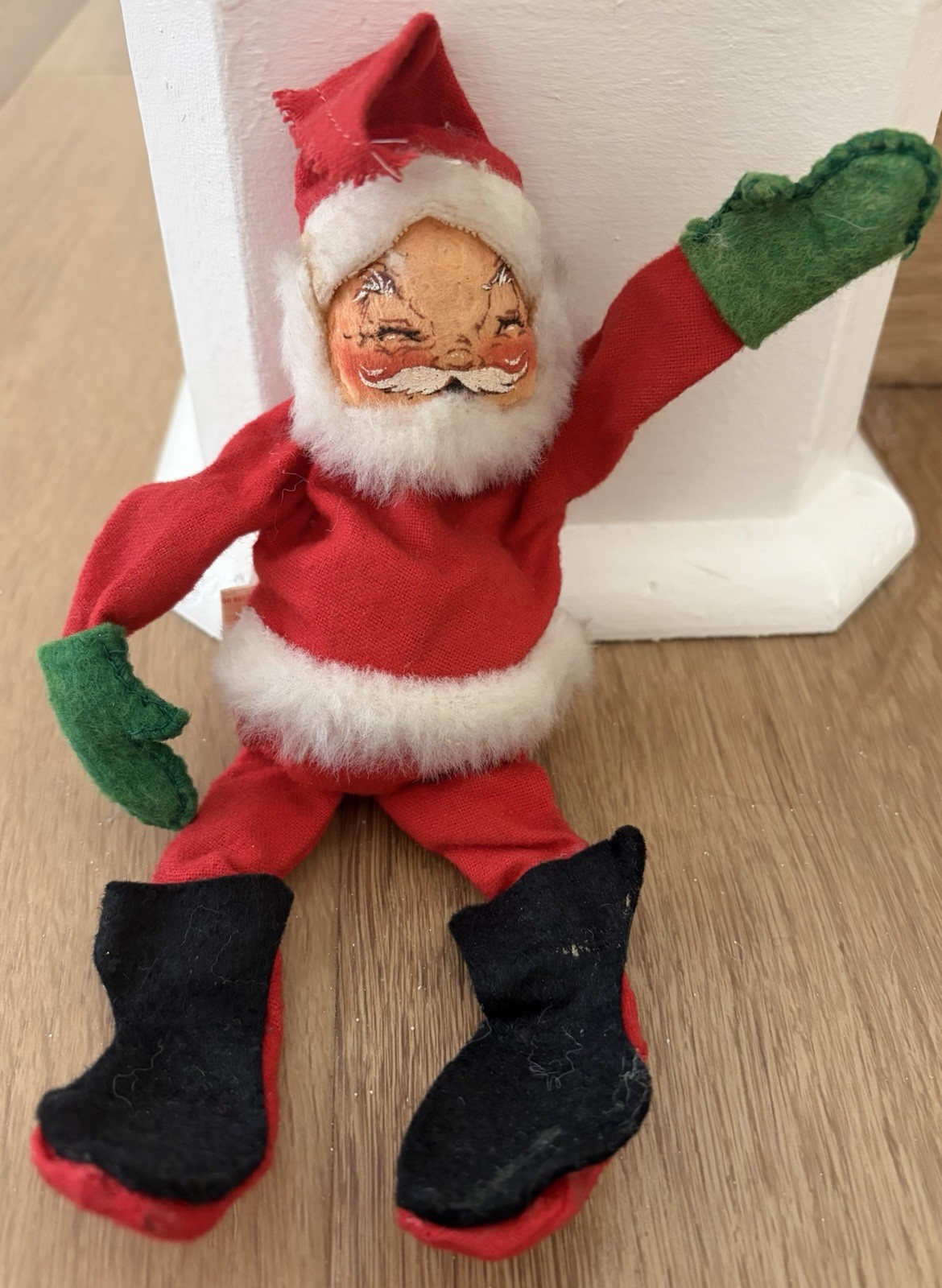 Vintage Annalee Christmas Santa Claus Mobilitee 8" Doll Poseable 1971 Vintage Annalee Christmas Santa Claus Mobilitee 8" Doll Poseable 1971