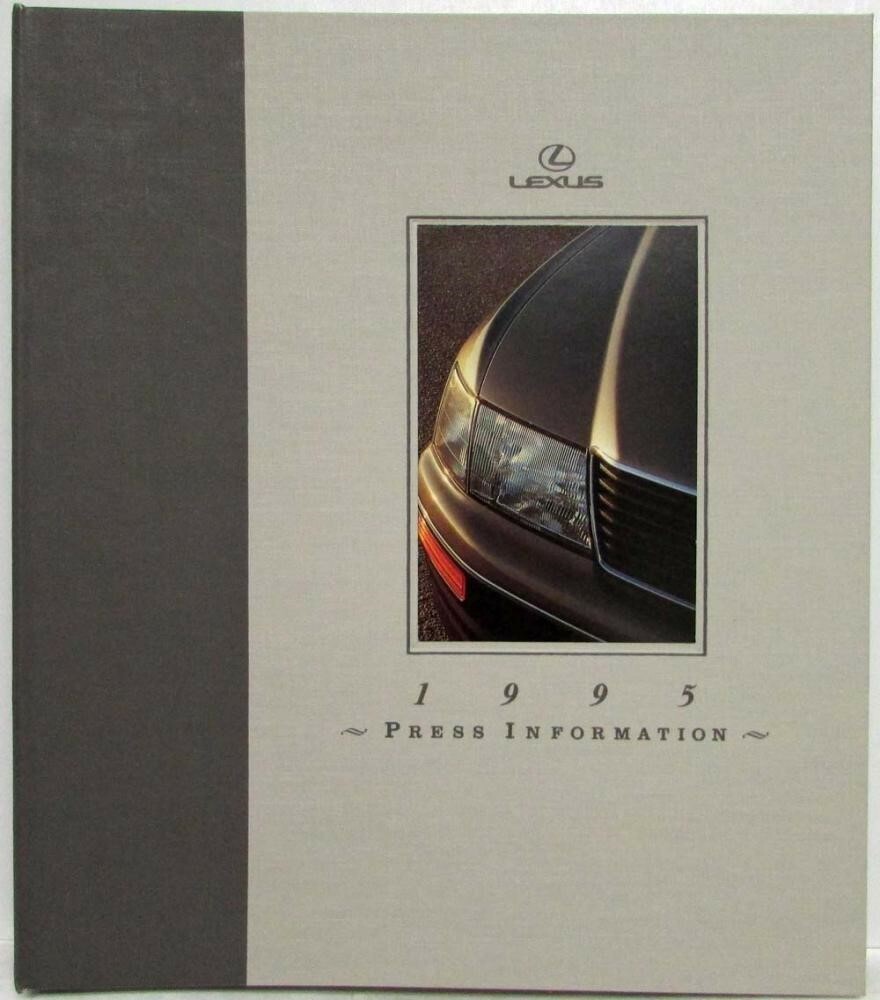 1995 Lexus Full Line Press Kit - LS400 GS300 SC400 SC300 ES300 1995 Lexus Full Line Press Kit - LS400 GS300 SC400 SC300 ES300