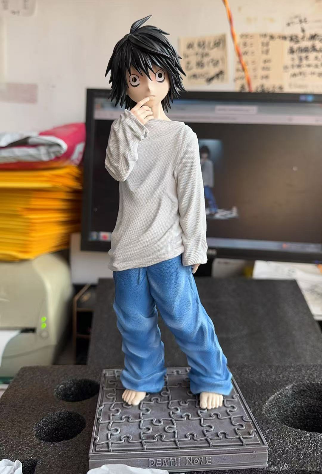 L·Lawliet Resin GBA Studio Death Note Figurine Statue 25.5cm Presale