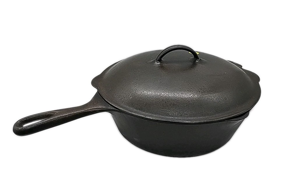 Antique Vollrath Ware #8 Deep Cast Iron Deep Skillet pot pan Made In USA Antique Vollrath Ware #8 Deep Cast Iron Deep Skillet pot pan Made In USA