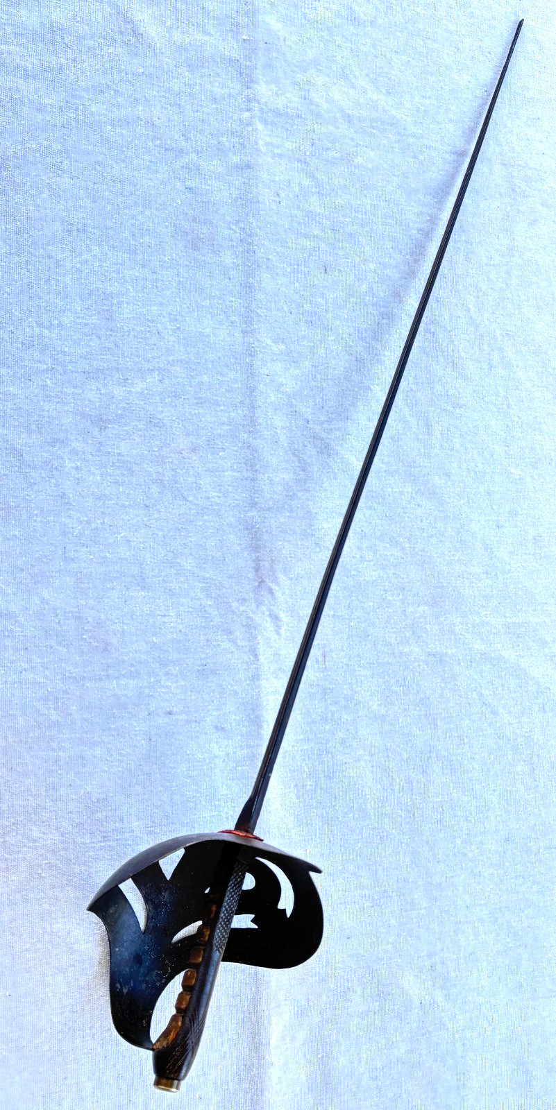 Antique Italian Dueling Sabre Fencing Sword - Late 19th C. Ribbon Guard Radaelli Antique Italian Dueling Sabre Fencing Sword - Late 19th C. Ribbon Guard Radaelli