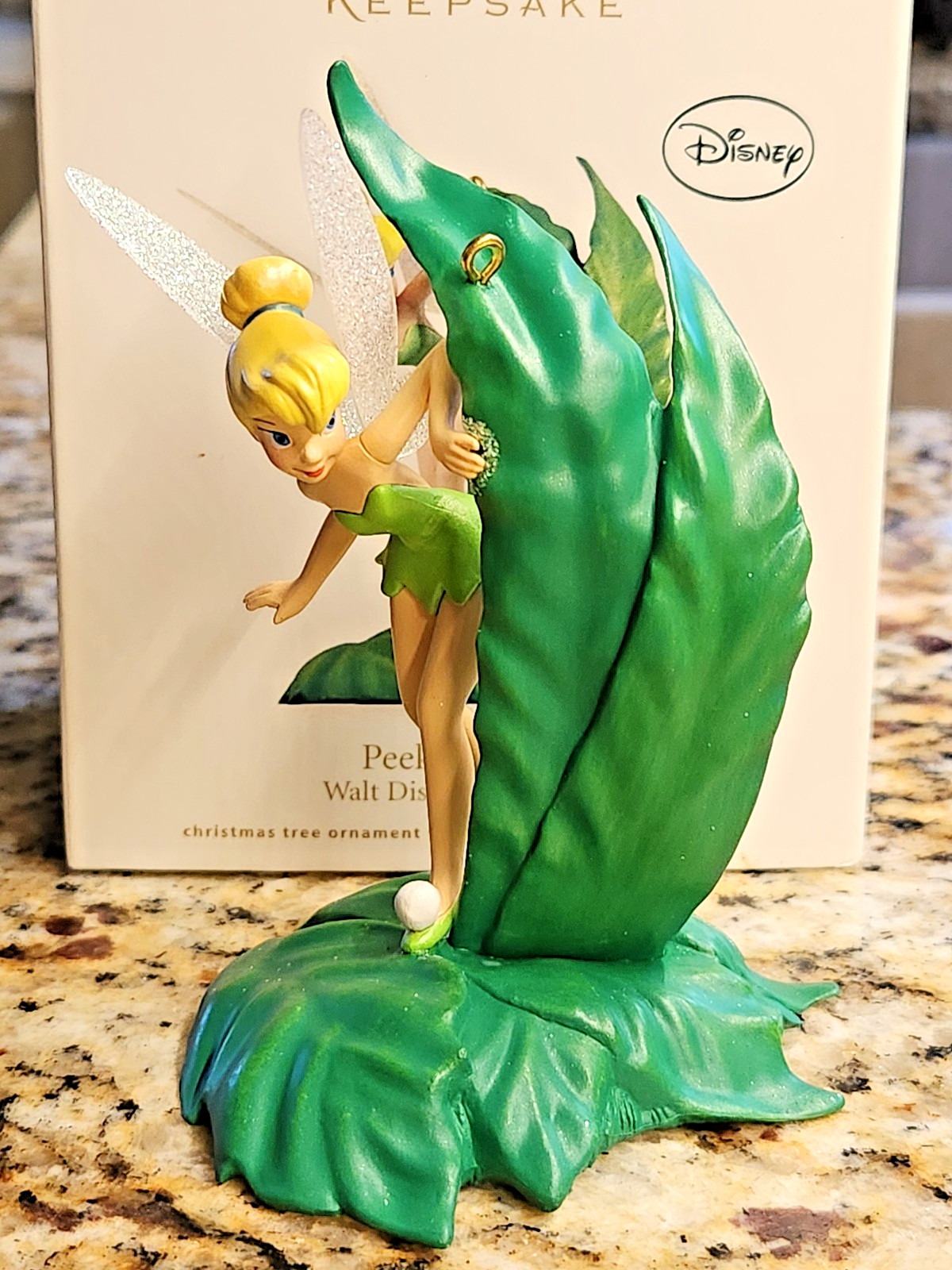 Hallmark Keepsake Disney Tinker Bell Peeking Pixie Christmas Ornament 2012 - NIB Hallmark Keepsake Disney Tinker Bell Peeking Pixie Christmas Ornament 2012 - NIB