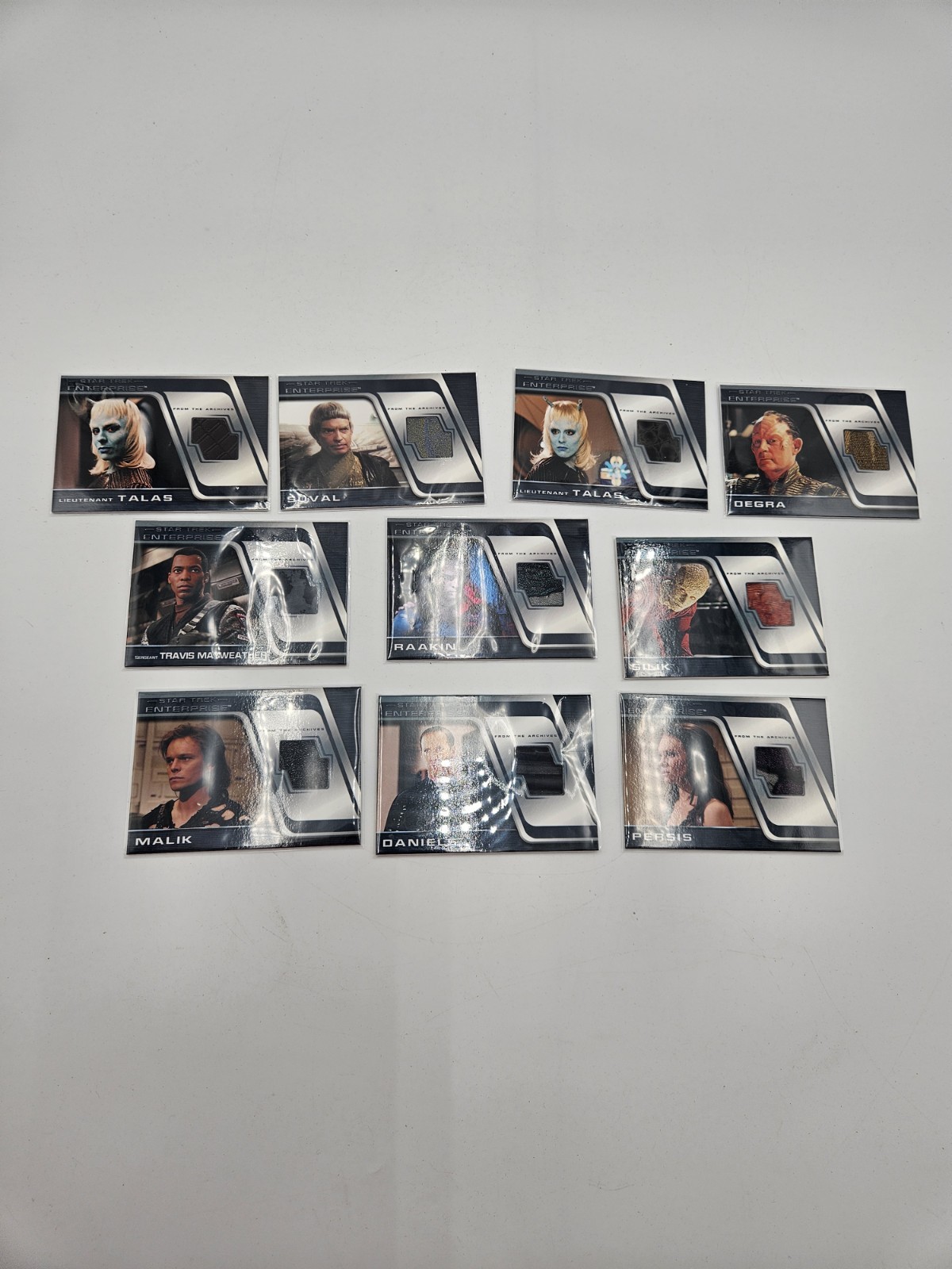 Lot Of 10 2005 Rittenhouse Star Trek Enterprise Season 4 Costume Cards Lot Of 10 2005 Rittenhouse Star Trek Enterprise Season 4 Costume Cards