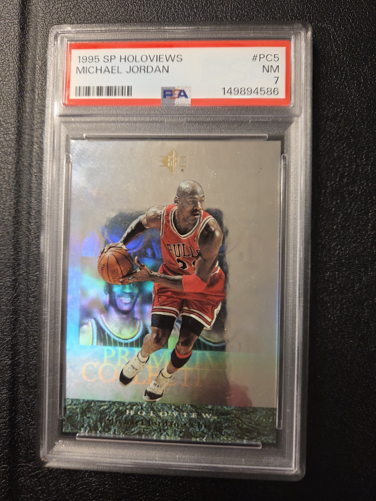 1995-96 SP HOLOVIEWS #PC5 MICHAEL JORDAN BGS 7 1995-96 SP HOLOVIEWS #PC5 MICHAEL JORDAN BGS 7