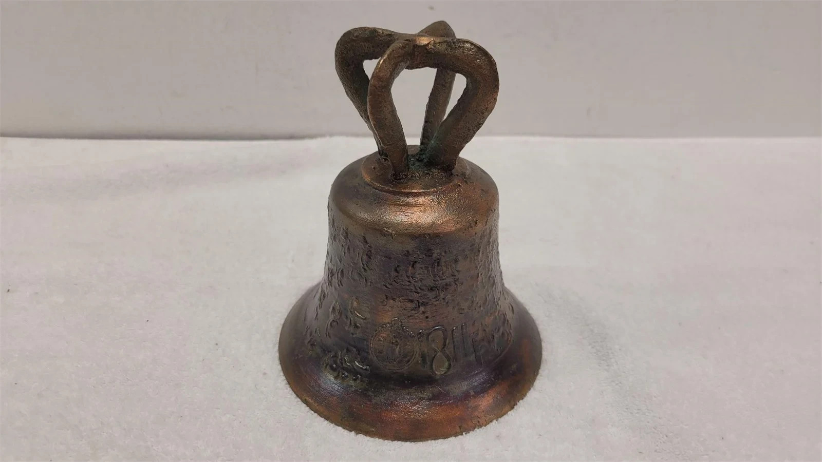 Antique Mexican Spanish Colonial Mission Church Bronze Bell 7" High, Date 1811 Antique Mexican Spanish Colonial Mission Church Bronze Bell 7" High, Date 1811