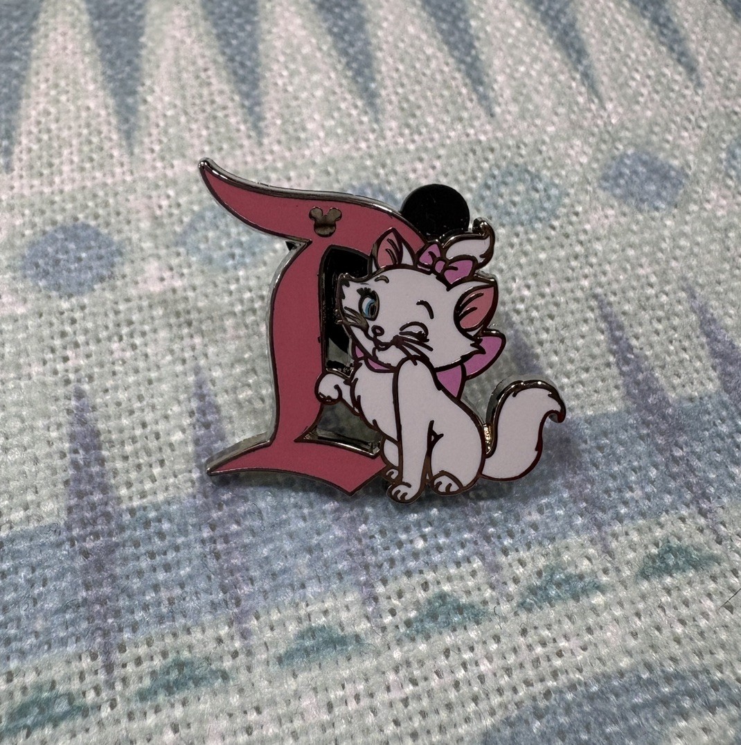 DLR Marie Aristocats Disneyland D Characters Hidden Mickey 2024 Disney Pin DLR Marie Aristocats Disneyland D Characters Hidden Mickey 2024 Disney Pin