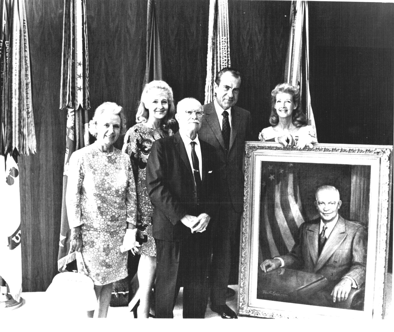 Richard Nixon 1971 San Clemente Photo Venetia Epler Eisenhower Portrait